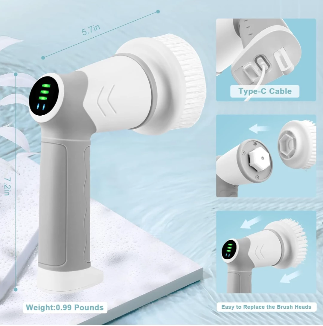 NEW!  Electric Cleaning Brush - photo 5