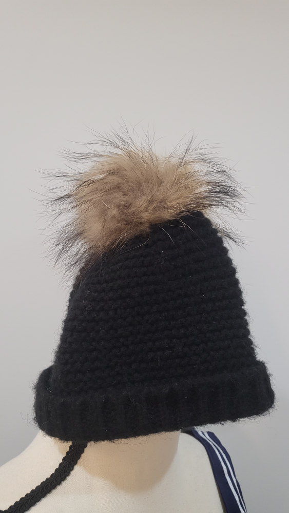 Rudsak fur pom pom hat