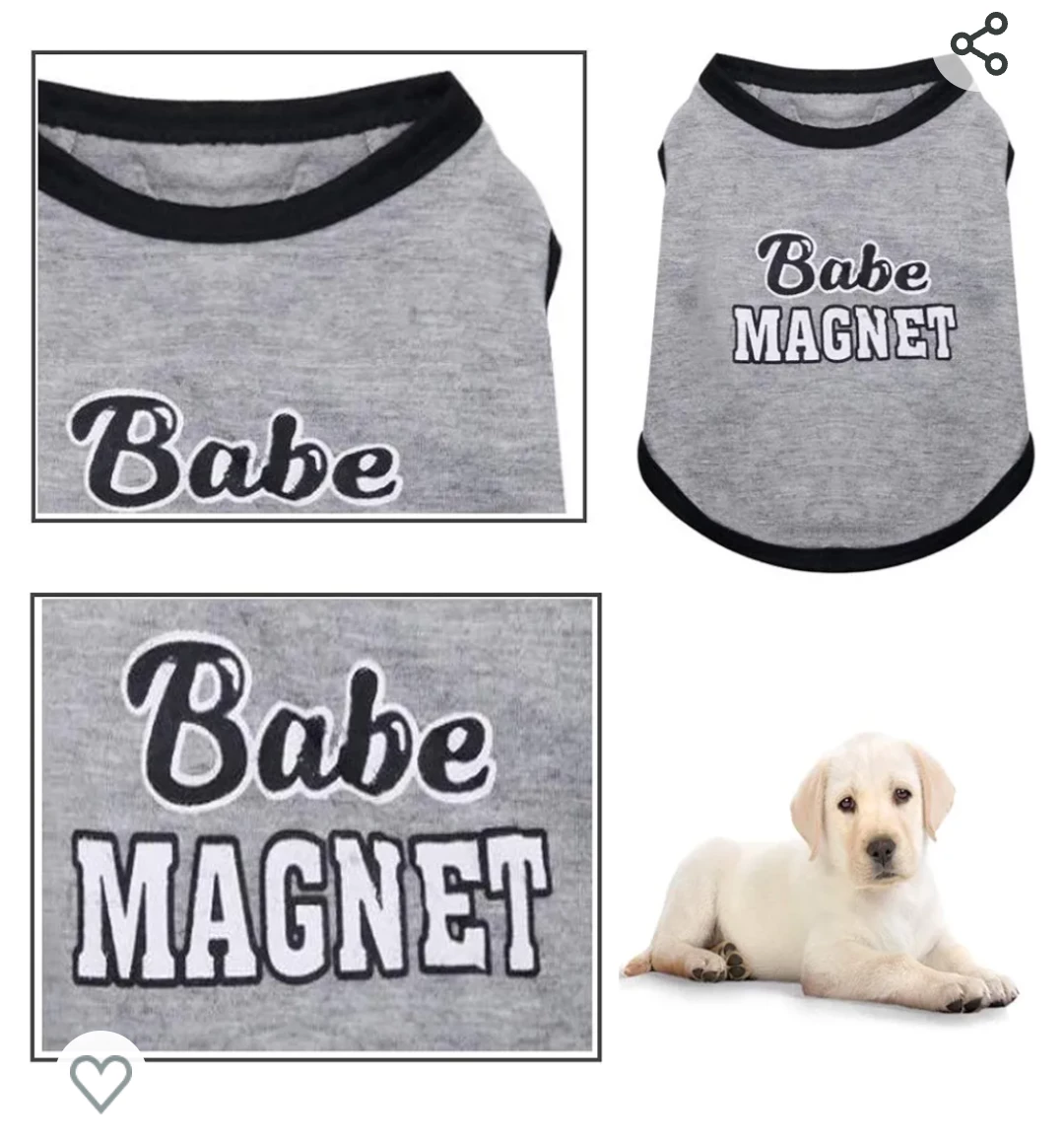 NEW!  DROOLING Small Dog Shirt