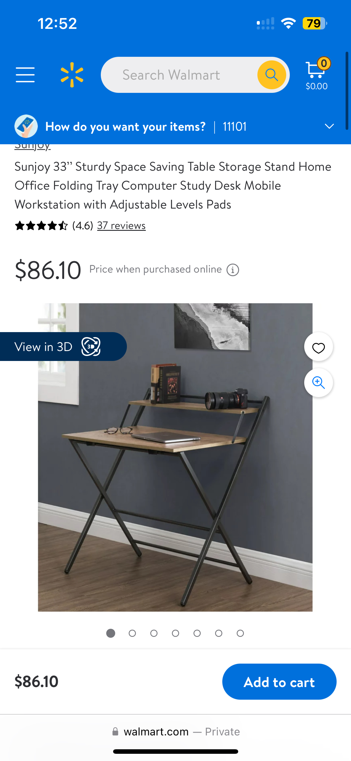 Foldable desk