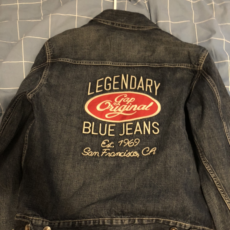 GAP 1969 World Force Retro Vintage Men's❄️ Denim Jacket  ME