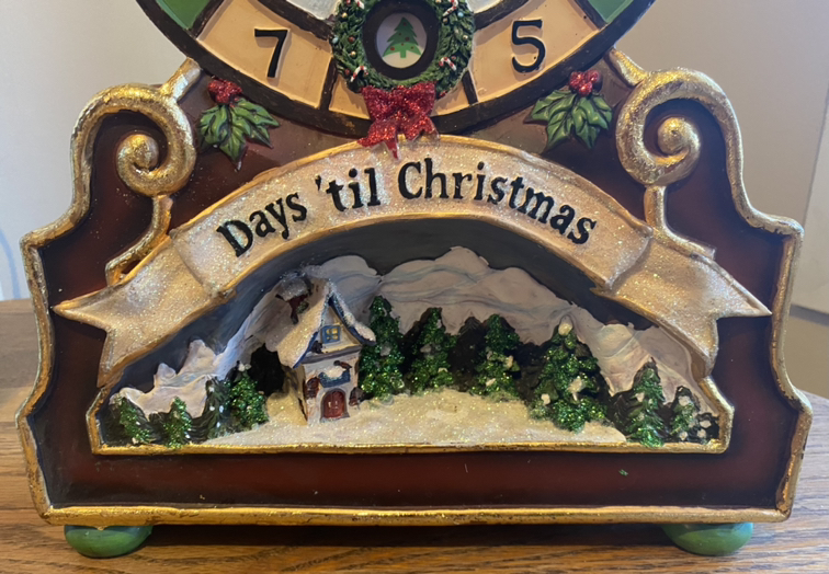 Vintage countdown Christmas clock💚 - photo 4