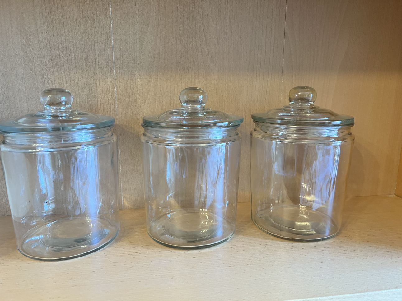 Glass Jar a set of 3 🏒 thumbnail