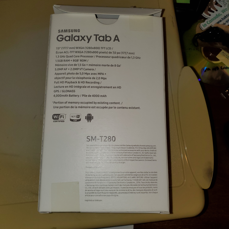 GIVEN - Samsung galaxy tab a #freecycle - photo 2