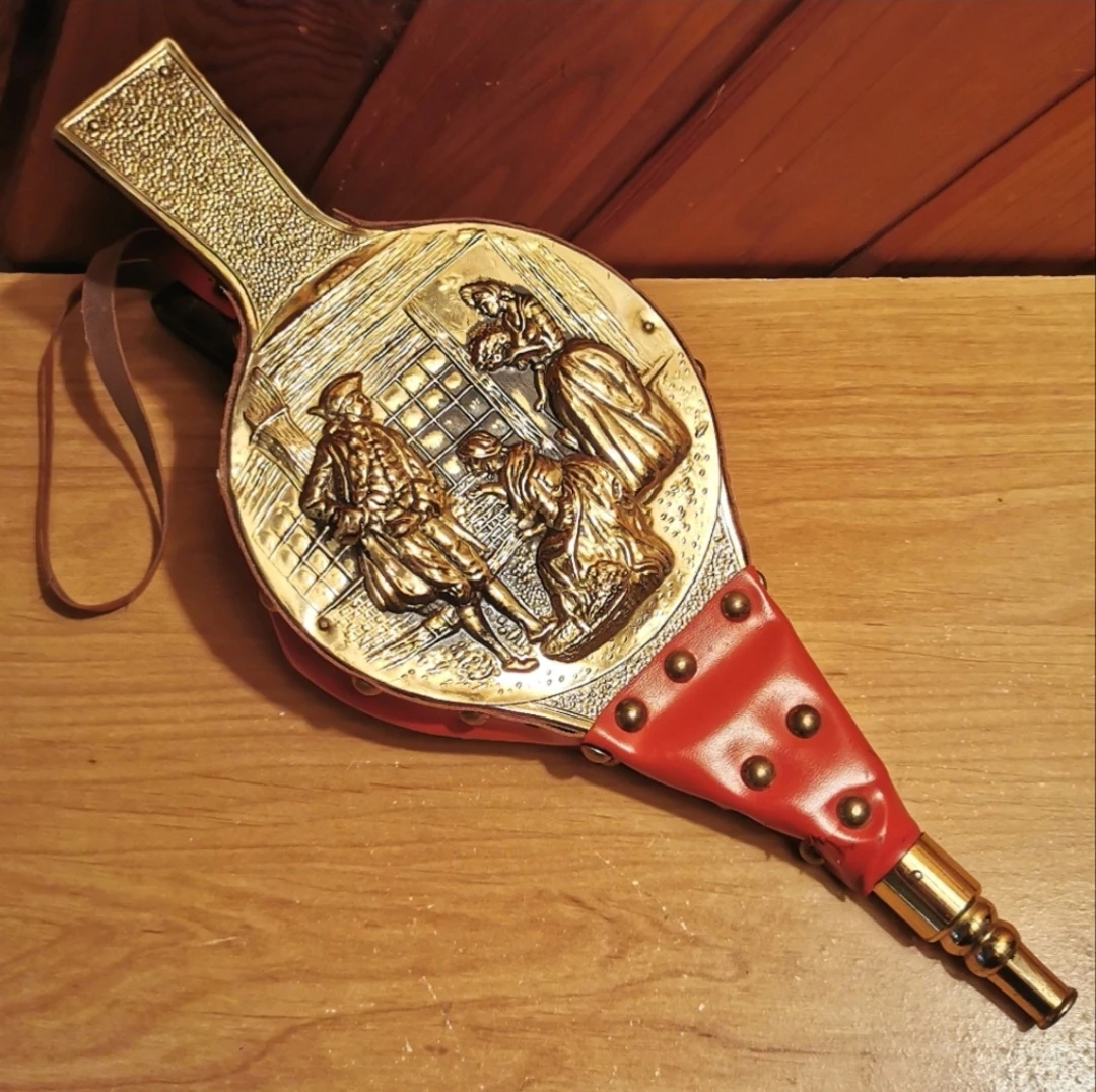 Antique Brass Fireplace Bellow thumbnail