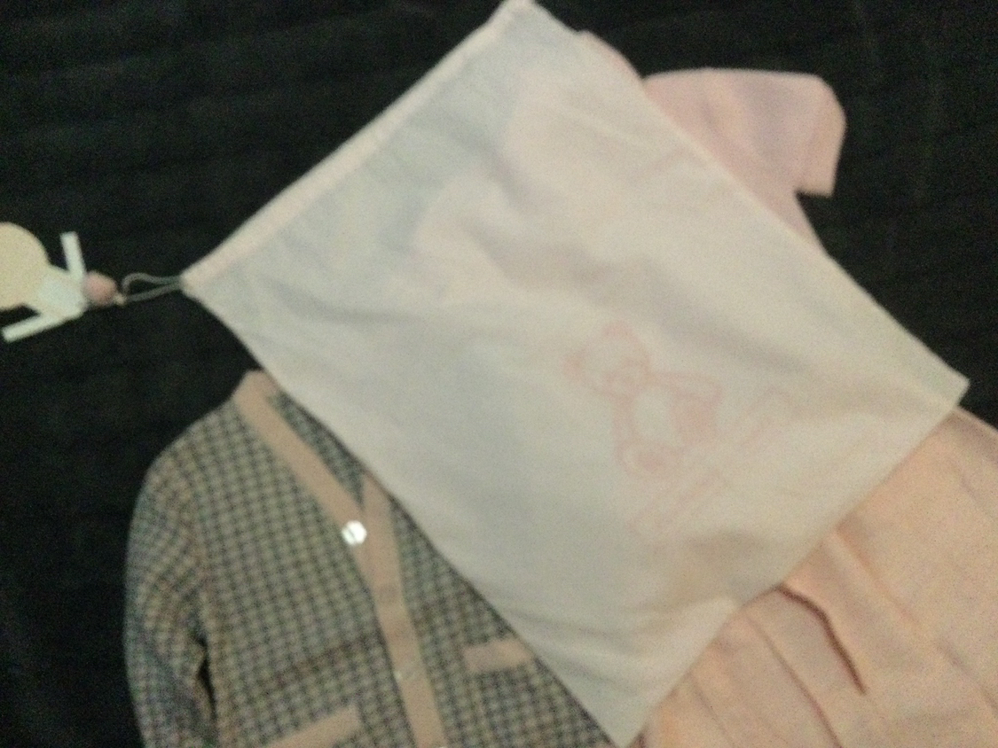 3 pieces brand new pink suit with dust bag image indicator(3)