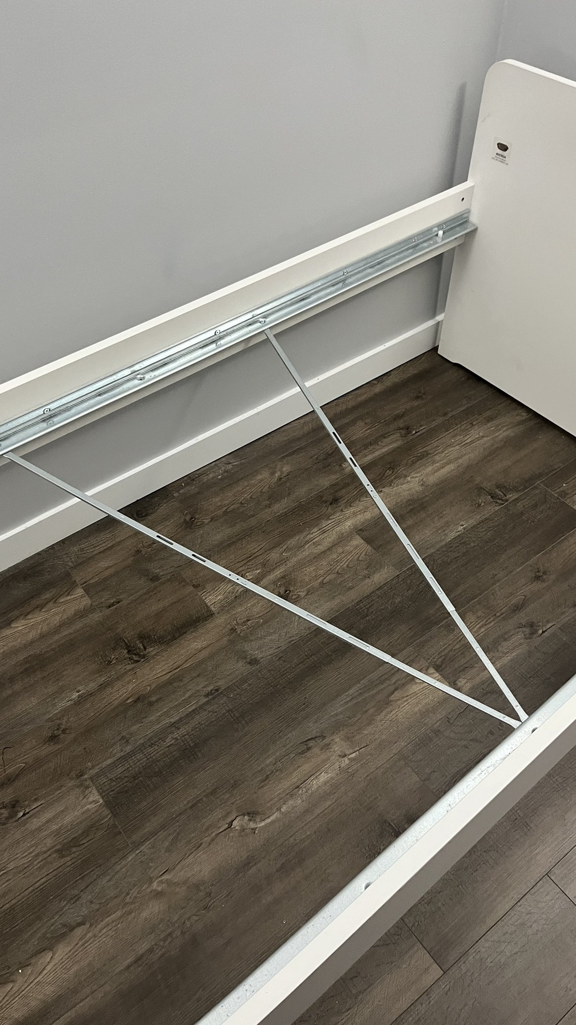 Twin bed frame with under bed storage - photo 3