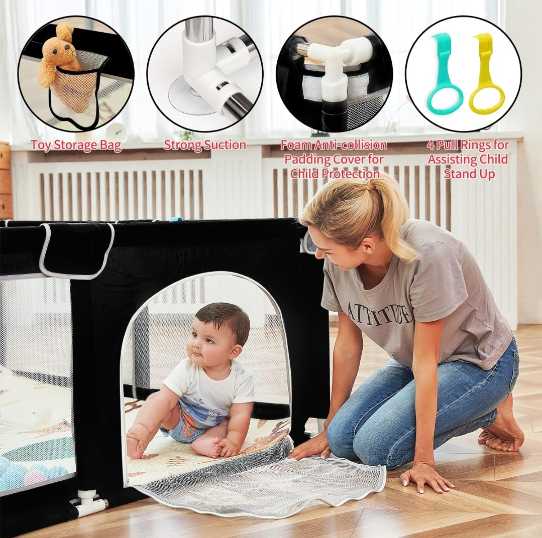 New baby play yard 59x71 - photo 4