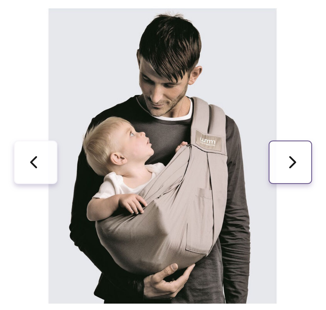 Umademe sling baby carrier image indicator(2)