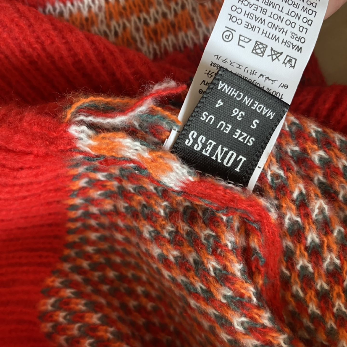 Christmas red sweater size S brand new - photo 3