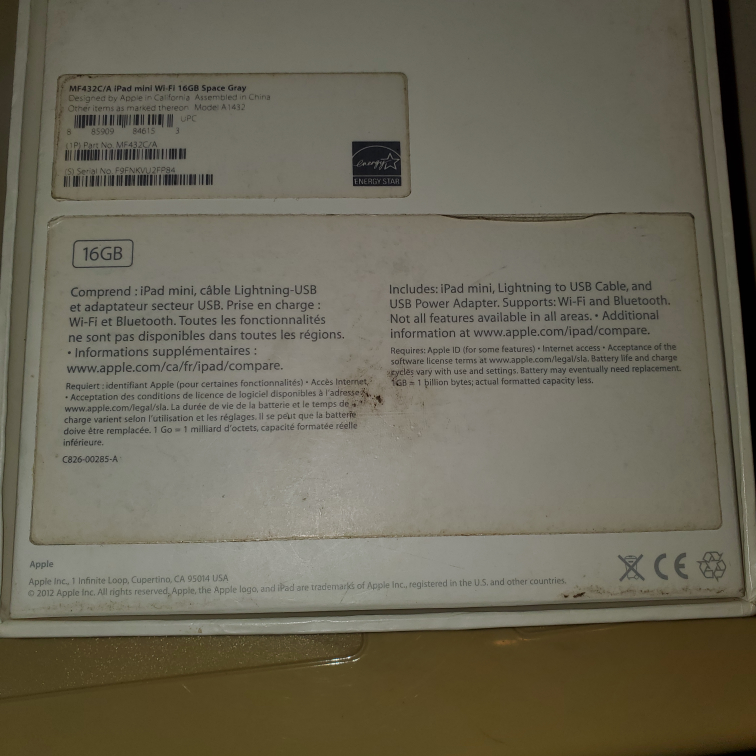 GIVEN - iPad mini - classic #freecycle