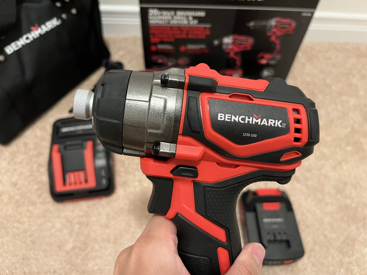 40% off BRAND NEW Benchmark Drill/Hammer/Impact Driver Combo Kit - photo 4