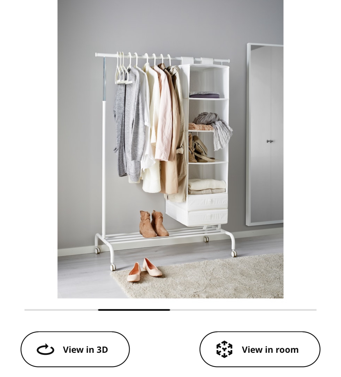 Ikea Clothes Rack - photo 3