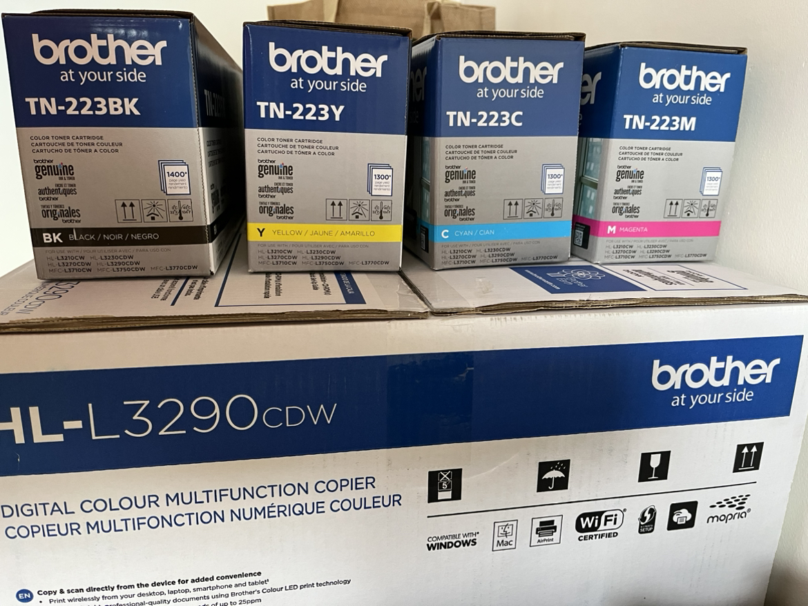 Printer with new cartridges Brother HL-L3290CDW Digital Laser - photo 5