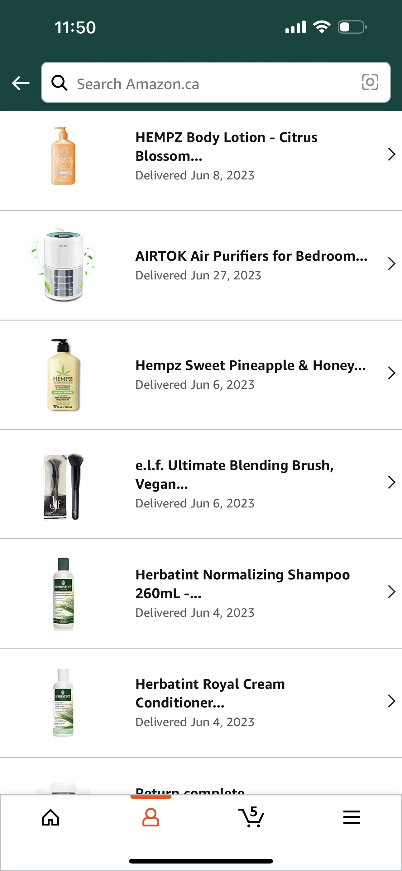 Unused luseta, almost full hemp lotion thumbnail