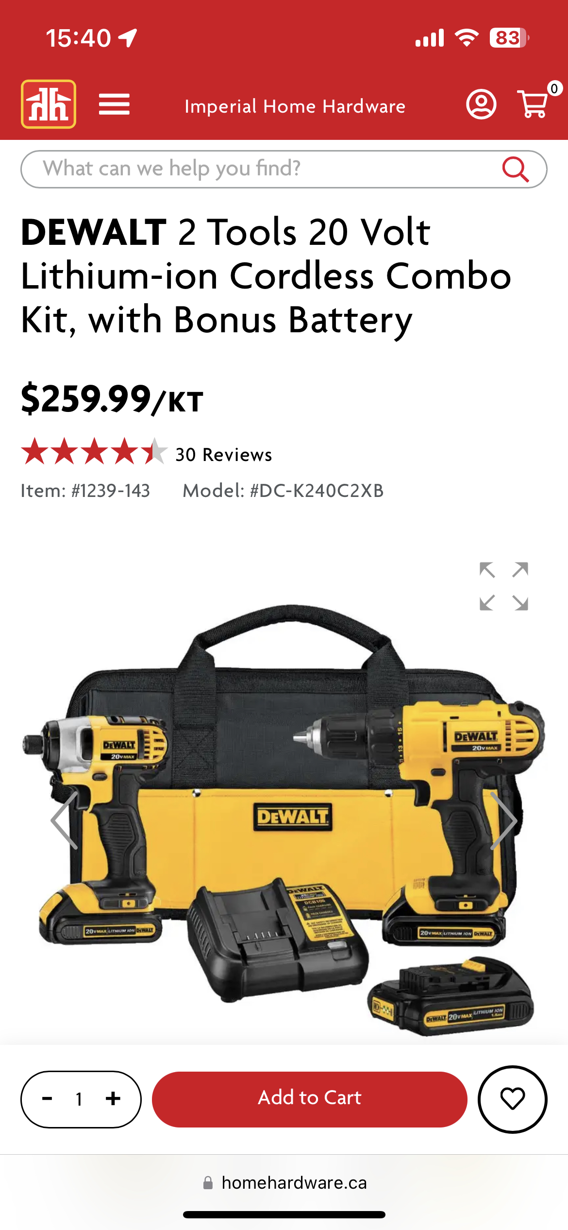 35% off DeWALT Drill/Driver/Impact Driver Combo Kit - photo 5