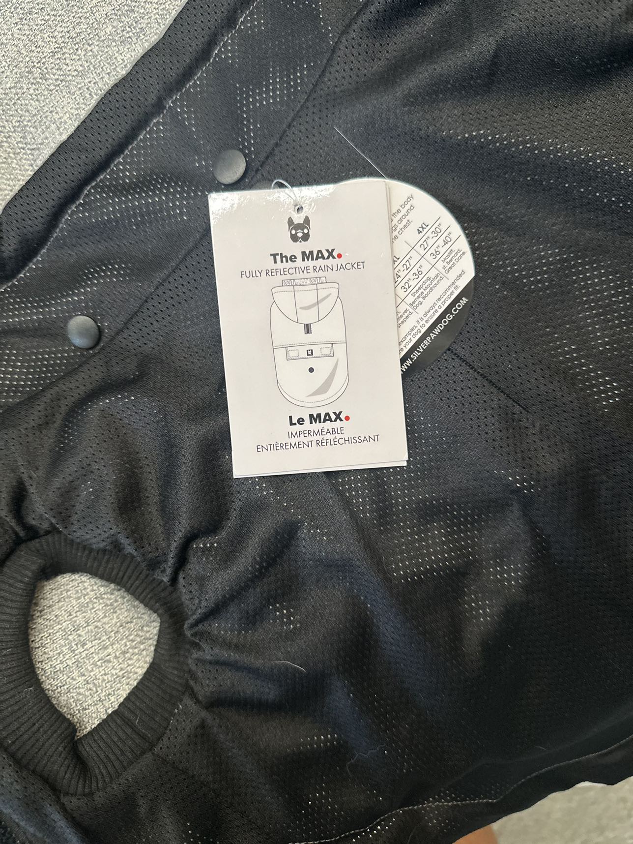 Dog’s jacket/ raincoat image indicator(3)