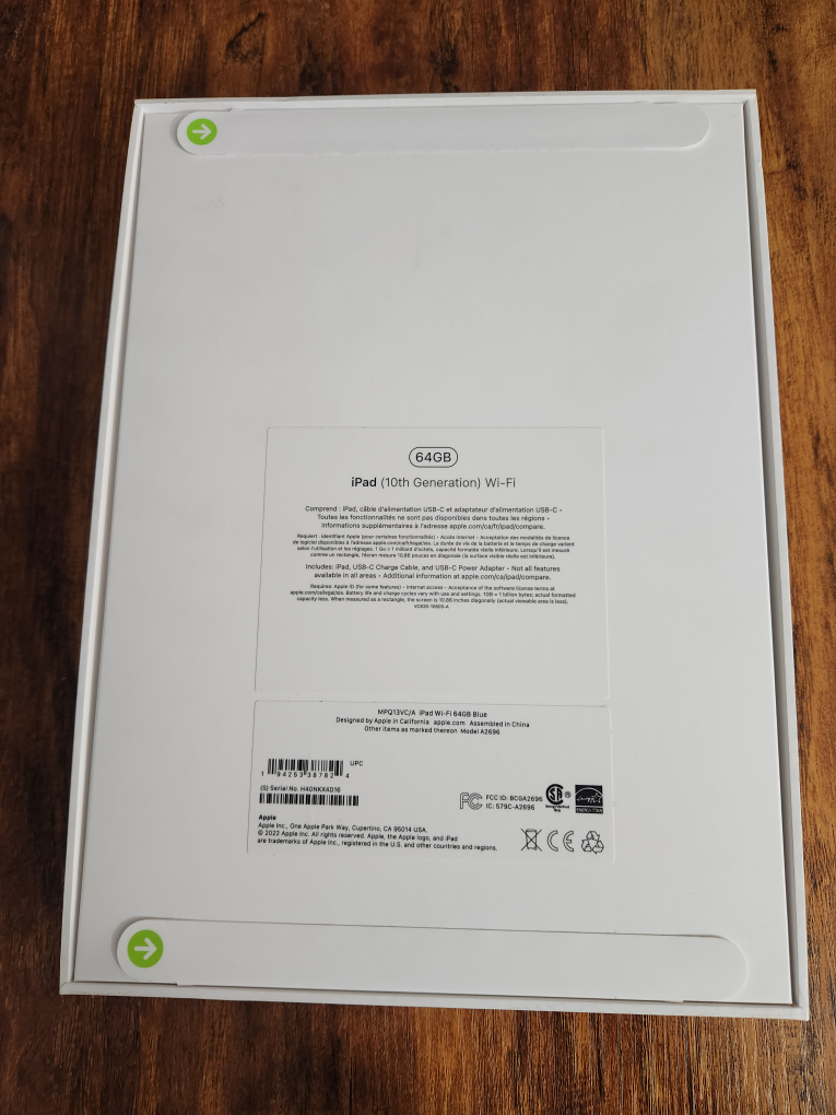 BNIB 10th Gen iPad 64gb (SEALED) image indicator(2)