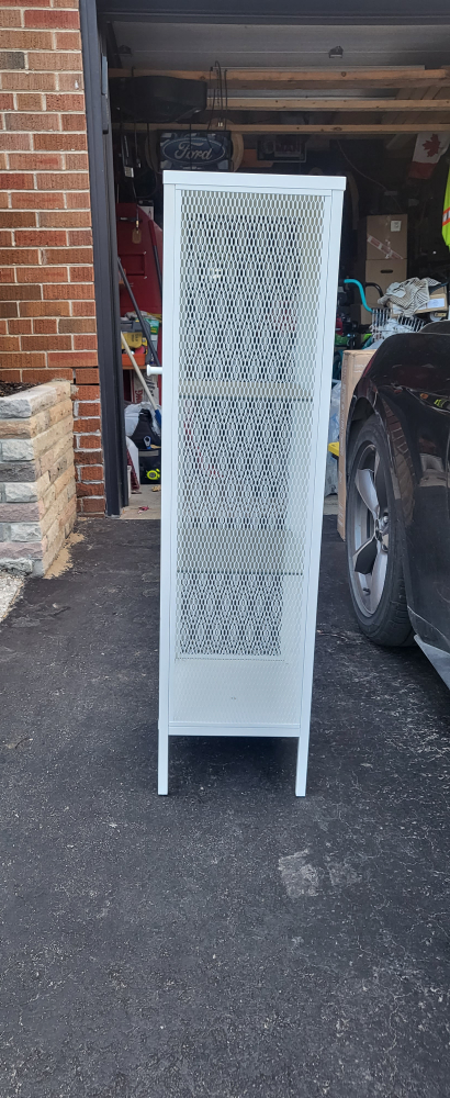 small glass cabinet with 2 glass shelves new from ikea image indicator(2)