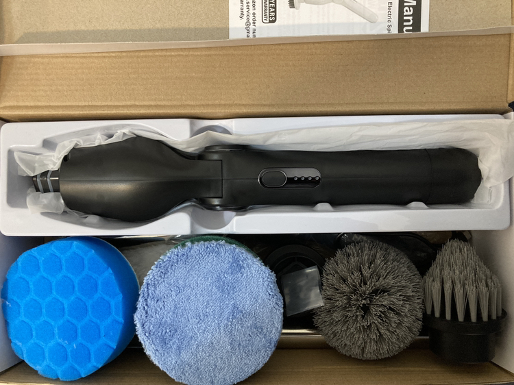 Leebein Electric Spin Scrubber, Cordless Cleaning Brush image indicator(4)