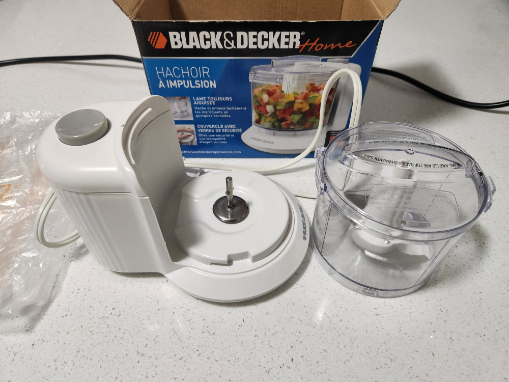 Black Decker electric chopper - photo 3