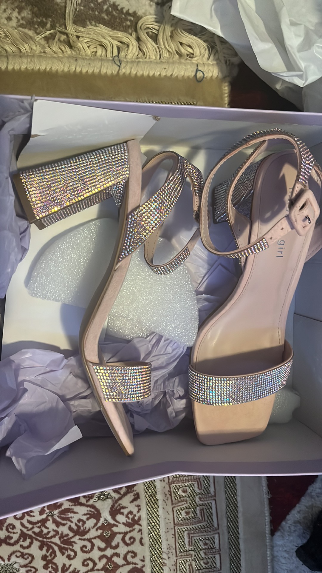 Madden Girl Winni Womens Rhinestone Dress Sandals, Sz 8 image indicator(2)