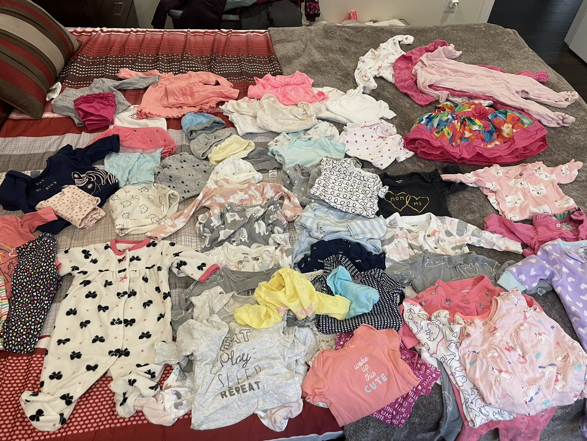 Selling baby and toddler girl clothes