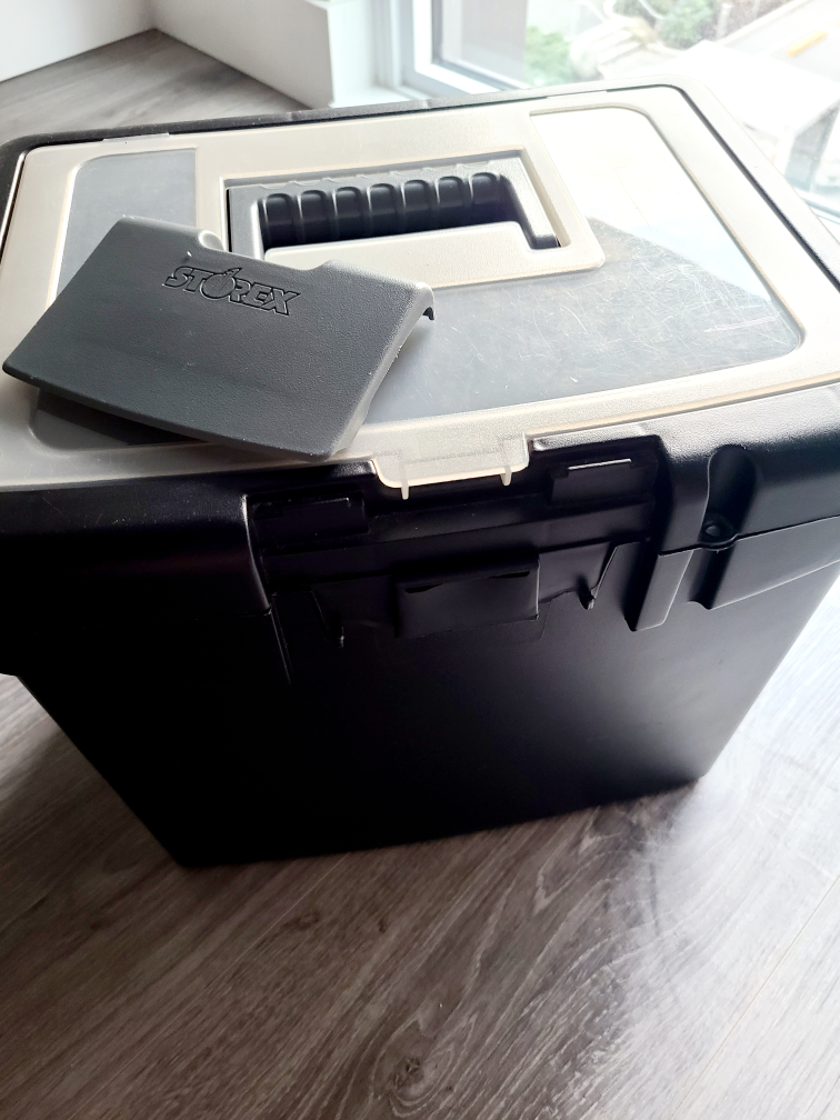 Storex Deluxe File Caddy with Letter Hanging Rails thumbnail