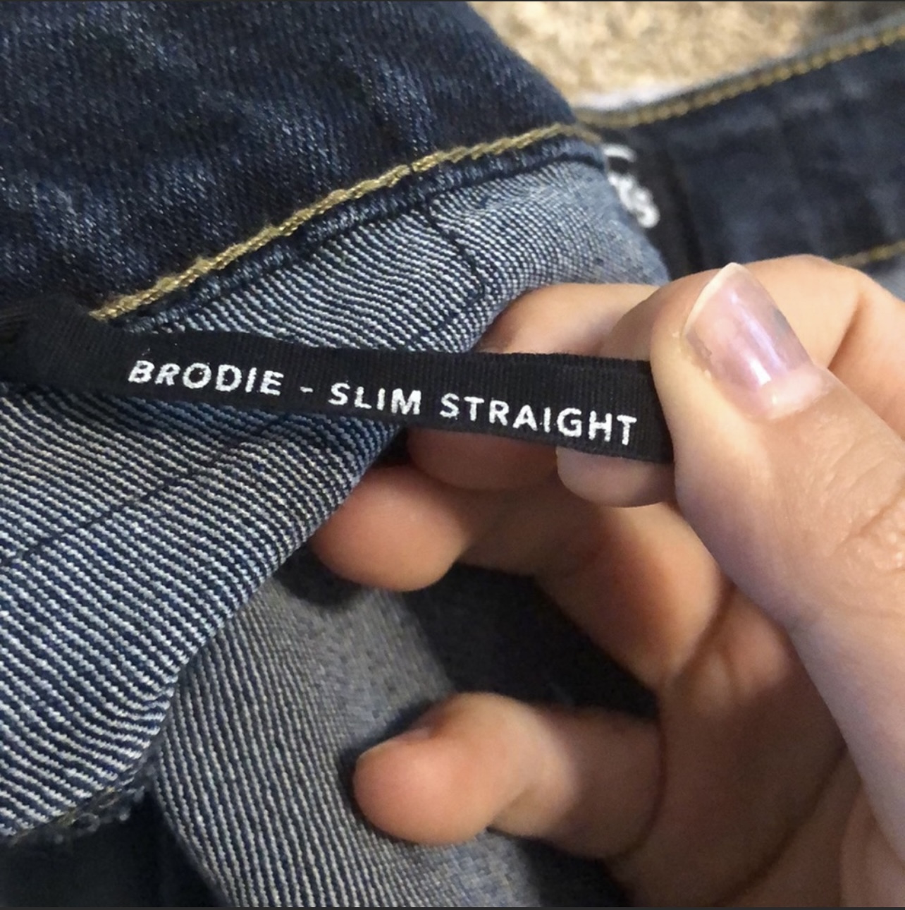 Bluenotes men’s jeans slim straight sz 34/30 image indicator(3)