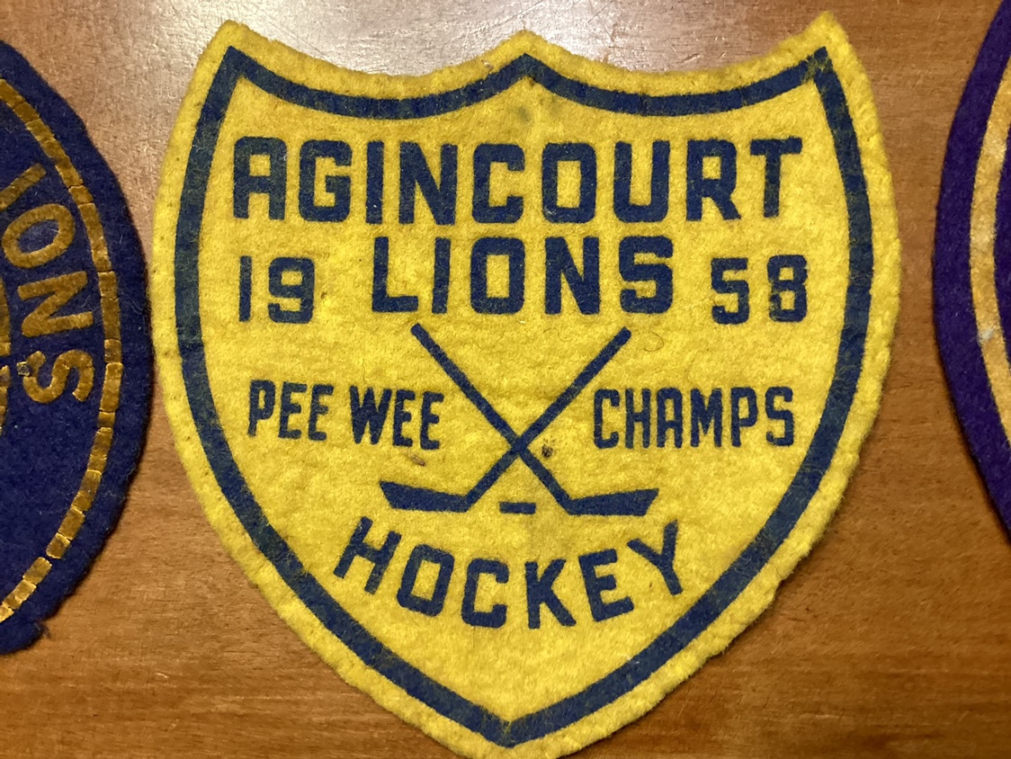 4. 1957-58-59-69 AGINCOURT LIONS HOCKEY crests - photo 4