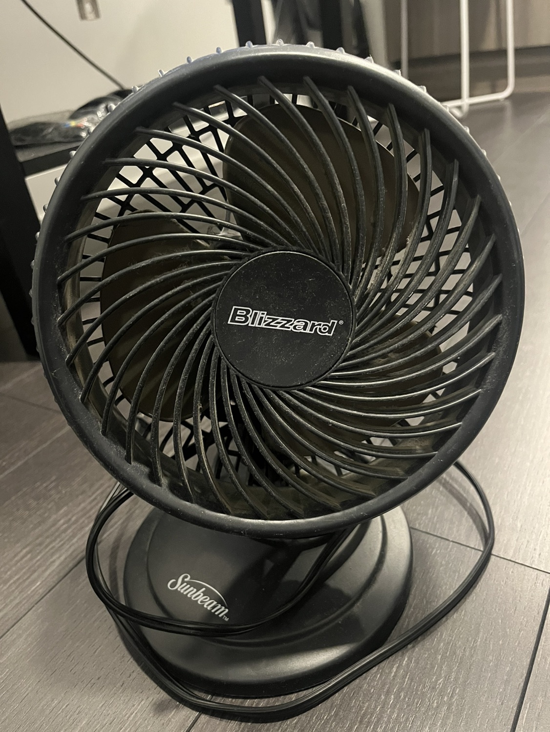 Black Table Fan