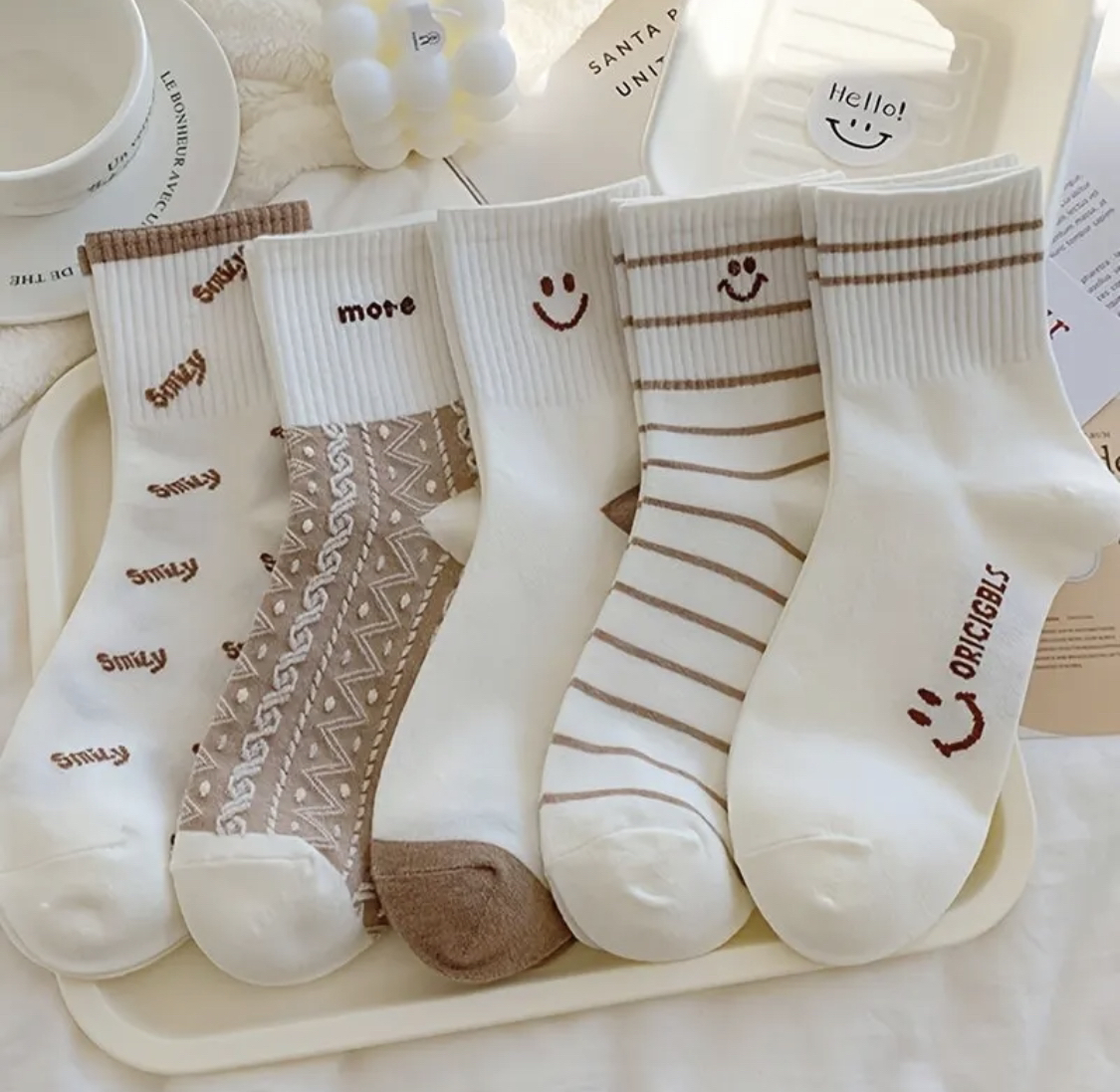 smile socks set - photo 2