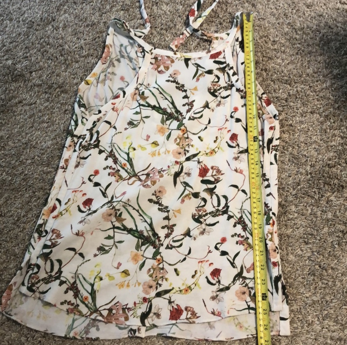 Zara floral top sz Small image indicator(8)