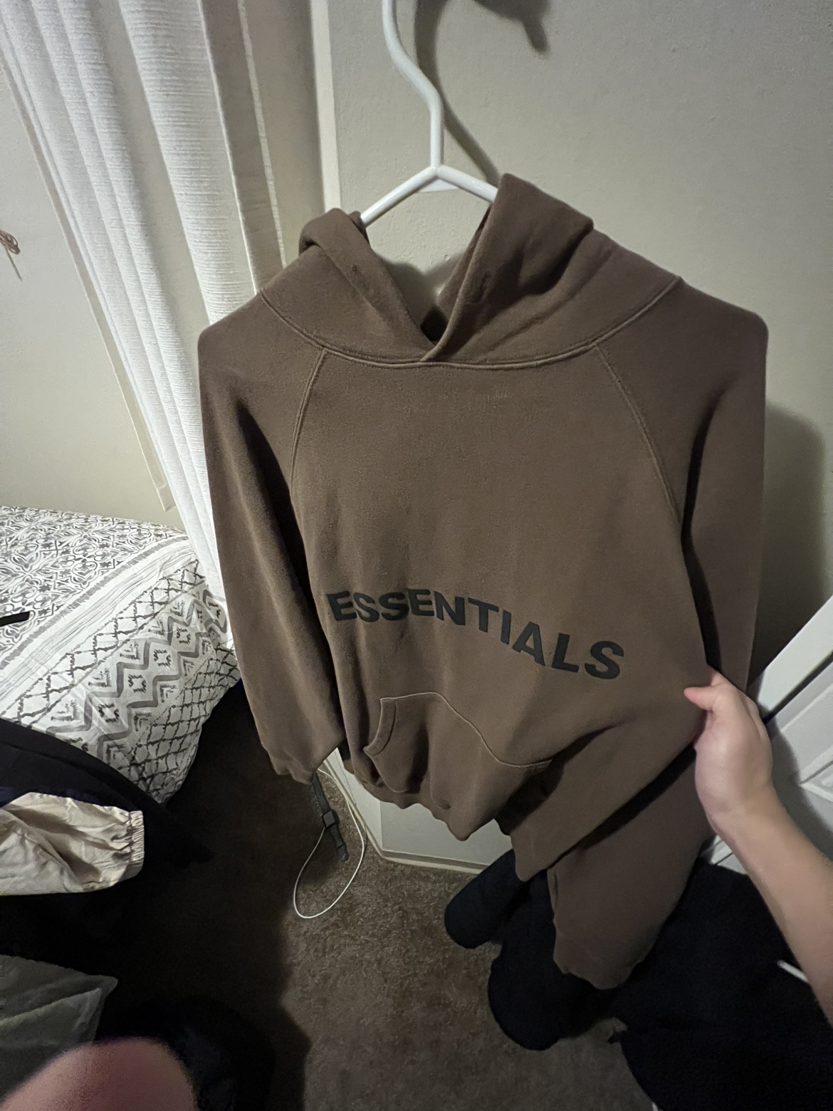Brown Essentials Hoodie