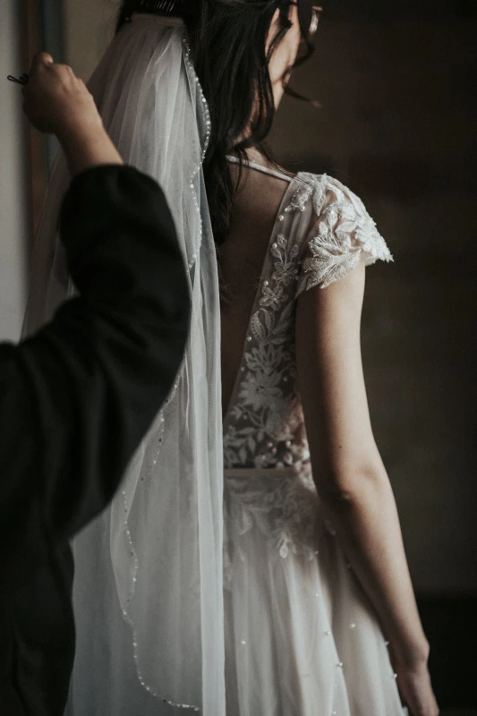 Wedding veil, ivory - photo 5