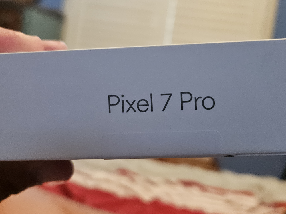 unopened google pixel 7 pro android cell phone