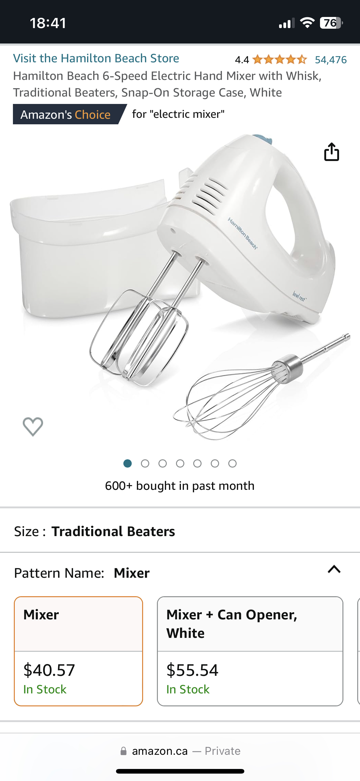 Hamilton beach hand mixer - photo 3