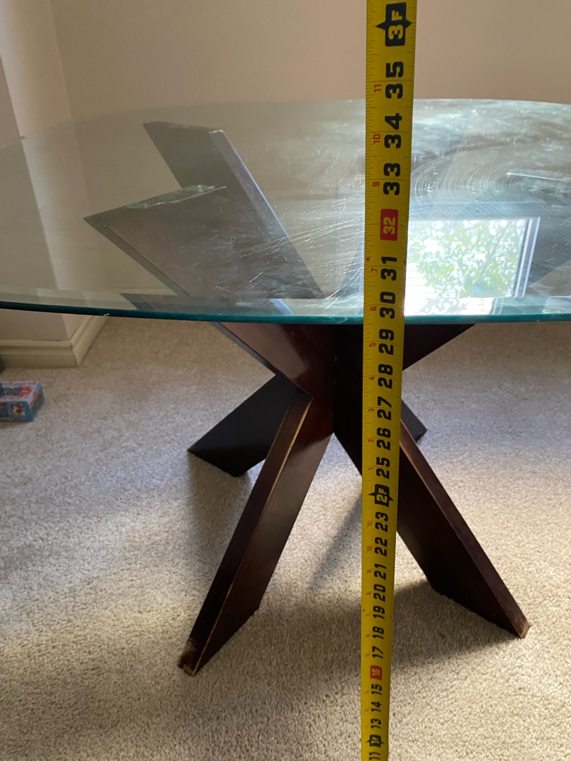 Glass dining table - photo 3