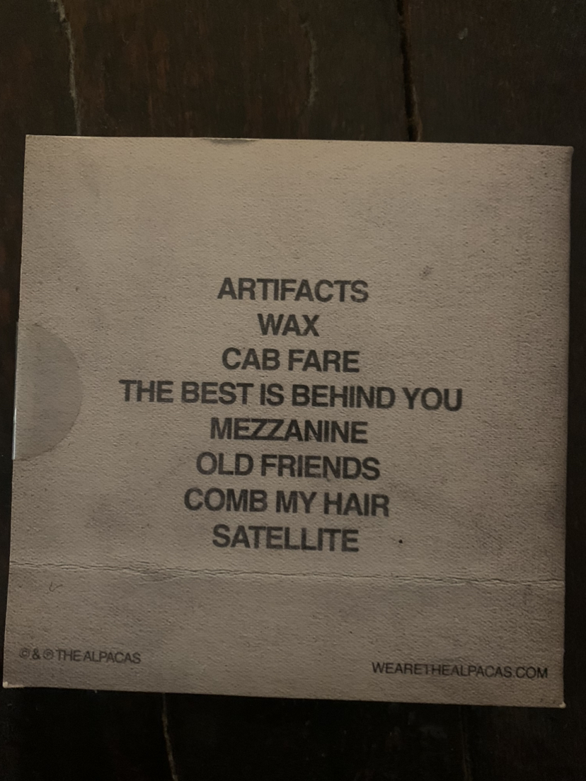 NEW: The Alpacas “The Best Is Behind You” CD image indicator(2)