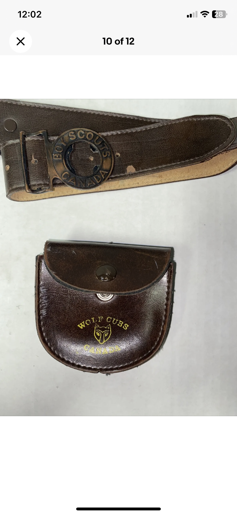 Vintage Boy Scouts Of Canada Uniform Wolf Cub Toronto Lot image indicator(7)