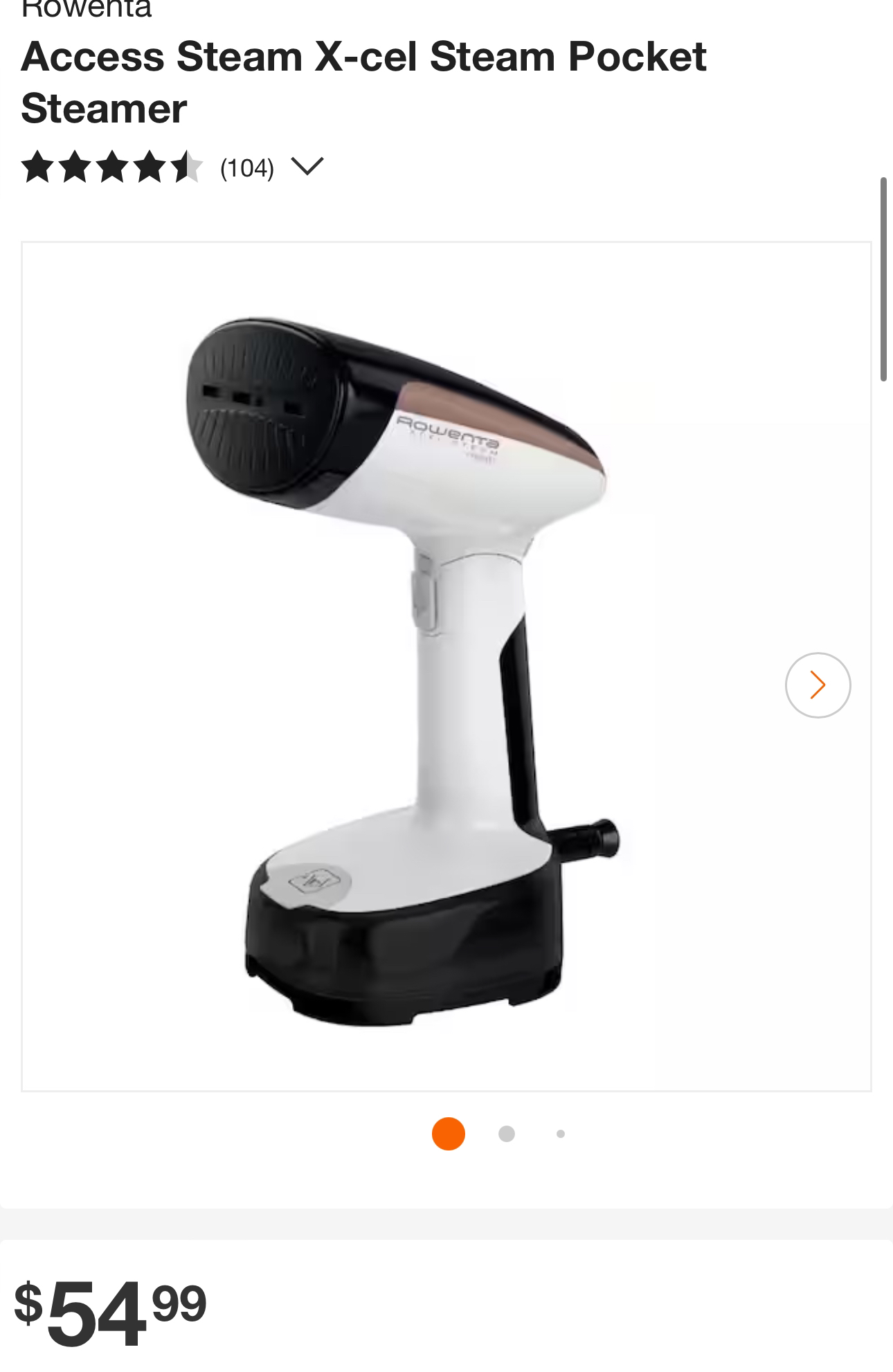 Selling Rowenta Pocket Steamer - photo 3