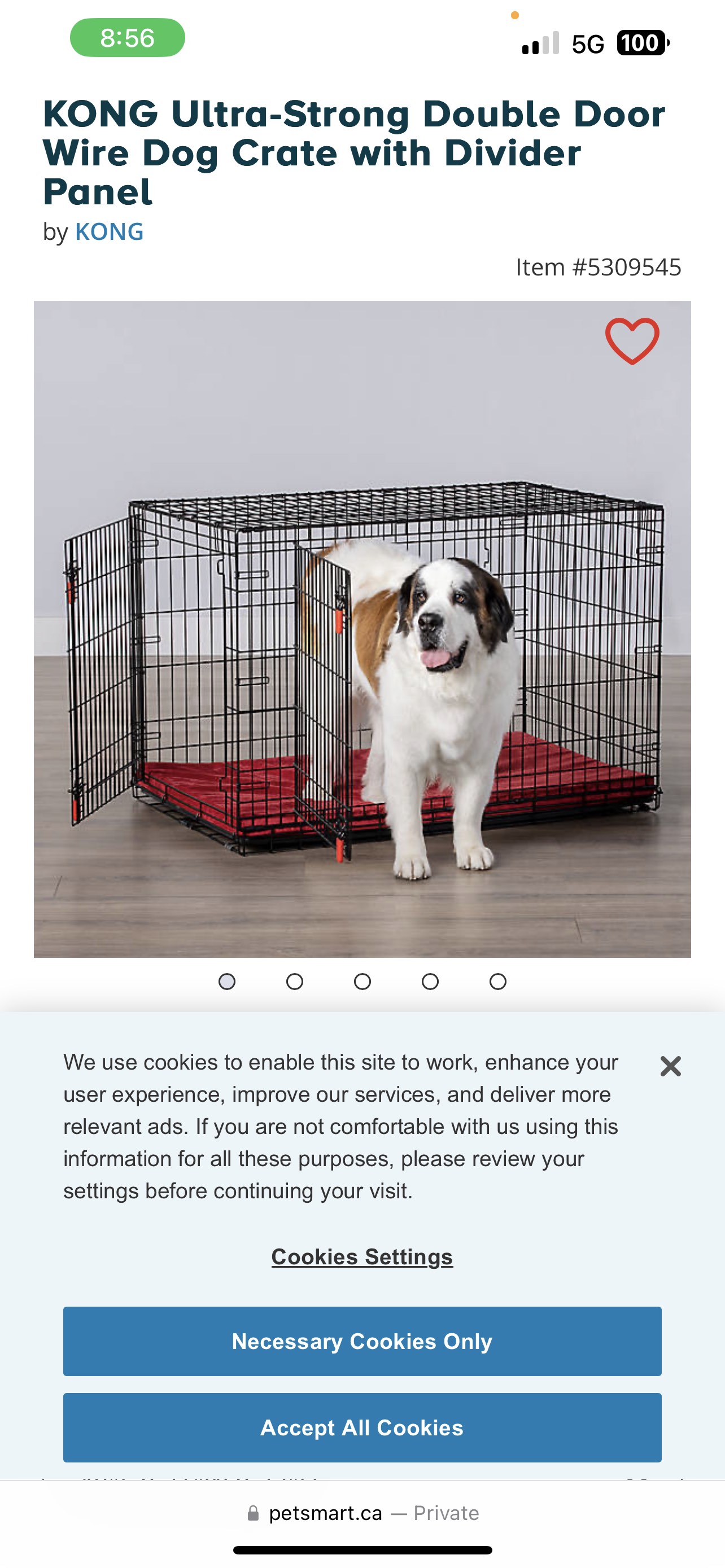 Selling extra large (Kong) dog crate thumbnail