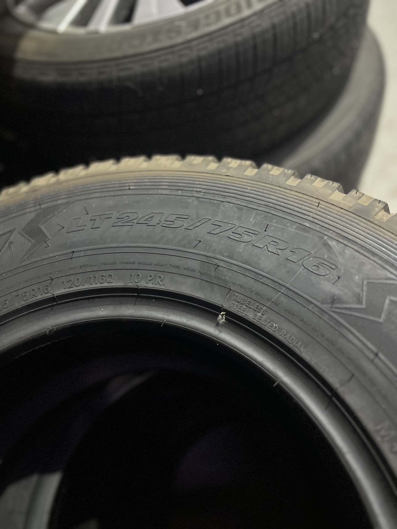 TOYO OPEN COUNTRY WLT1 245/75R16  set of 4 tires - photo 3
