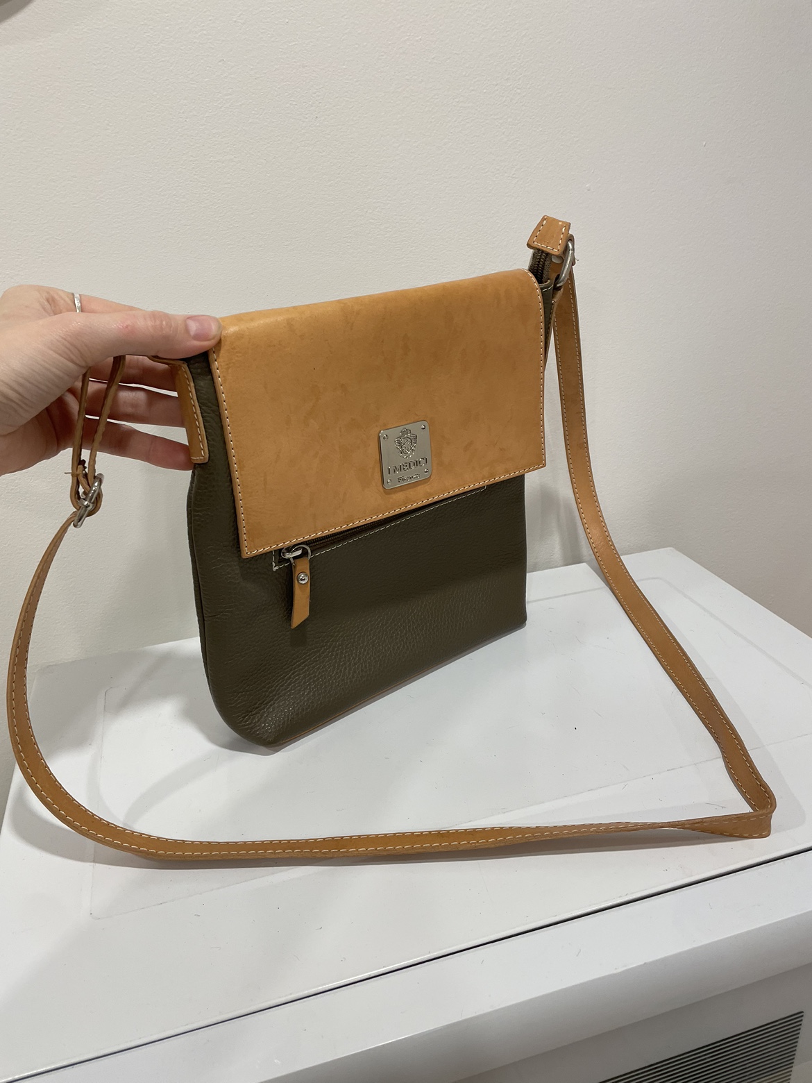 I Medici Crossbody leather purse