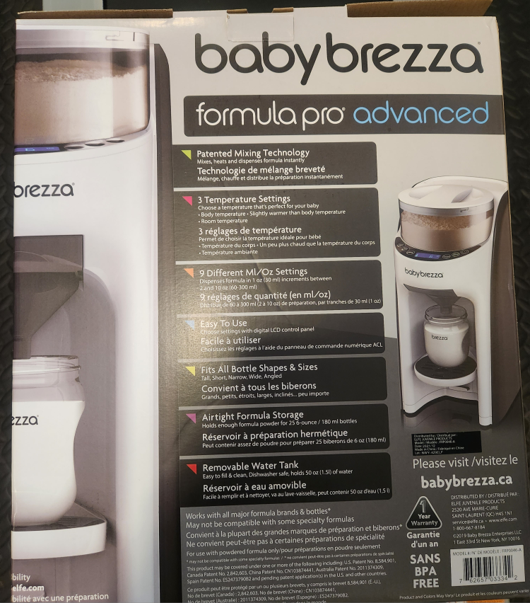 Baby Brezza Formula Pro Advanced thumbnail