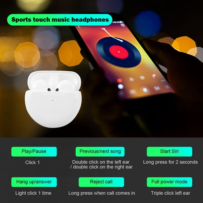 Pro 6 True wireless earbuds - photo 5
