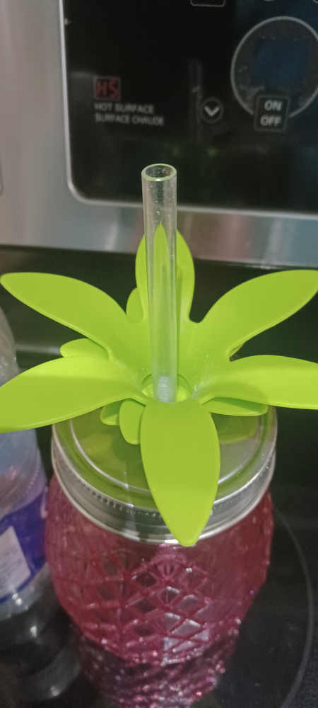 Glass Pineapple Drink Container image indicator(2)