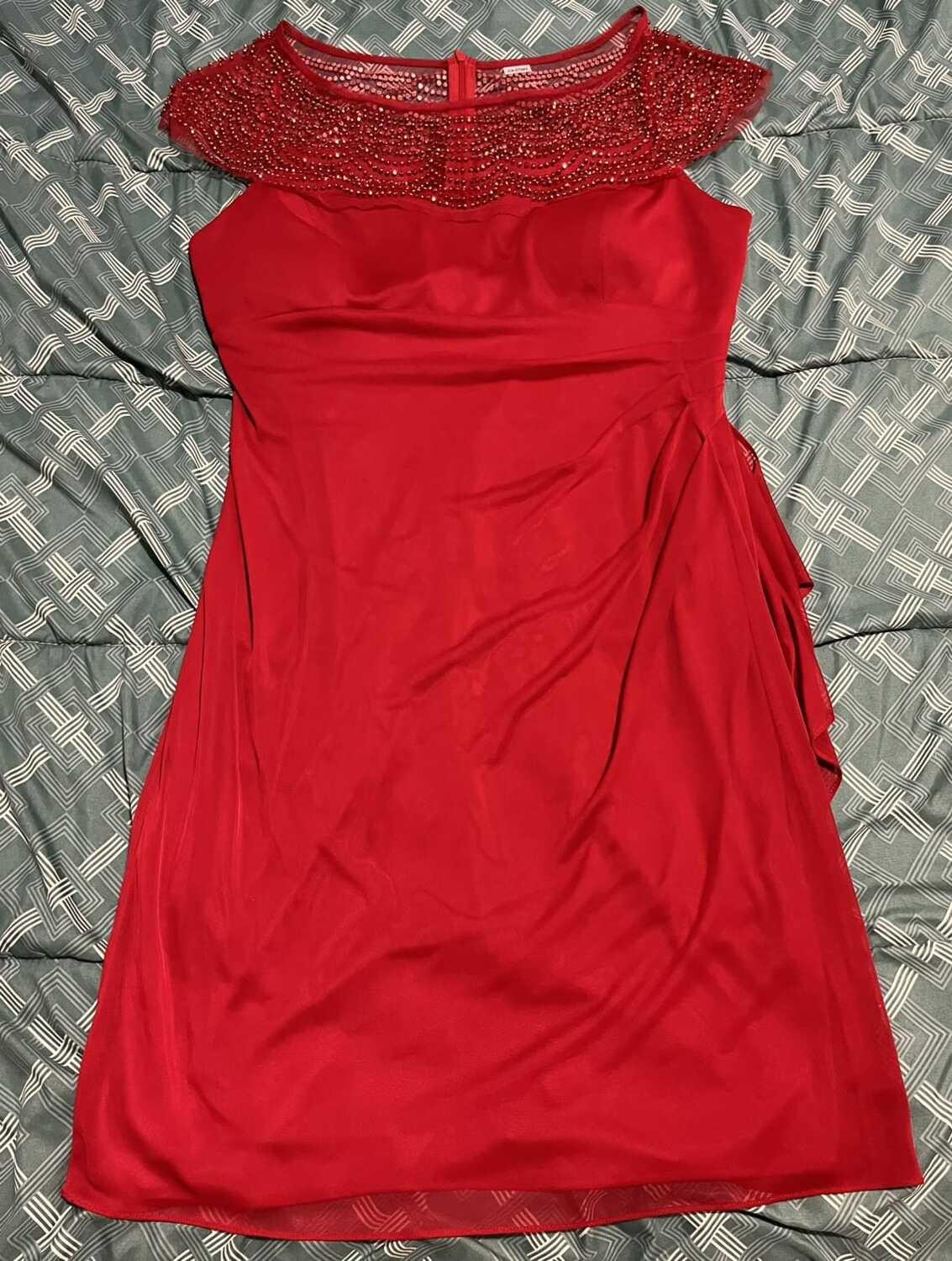 R&M Richards Red Short Dress
