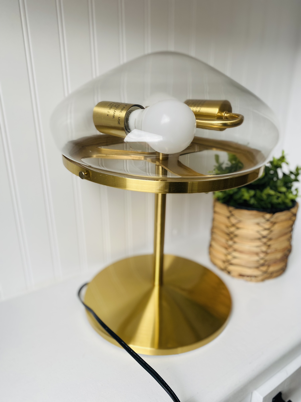 Home Decor- IKEA Brass Lamp