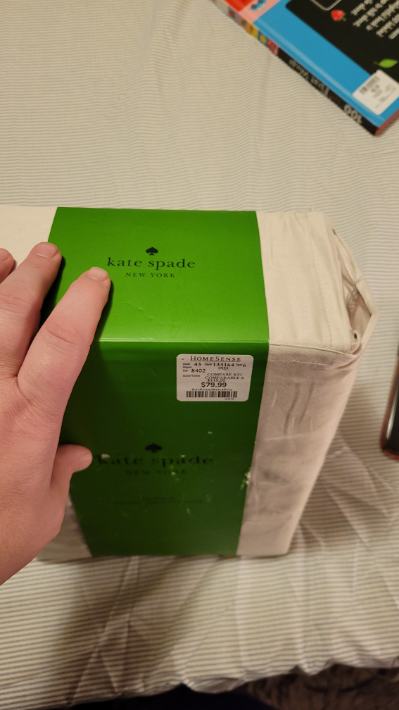 Kate Spade king size sheet set